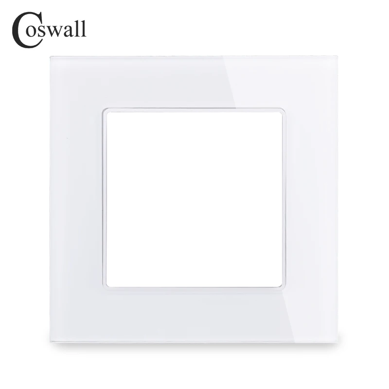 Coswall роскошные стены Кристалл Закаленное стекло Панель рамки diy части для серии C1 черный, белый, золотой, красный