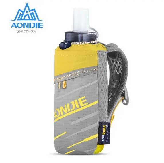 

AONIJIE Handheld Bag For Soft Flask Ultralight Hydration Pack Water Bottle Carrier Phone Holder Pouch For Outdoor Camping Hiking