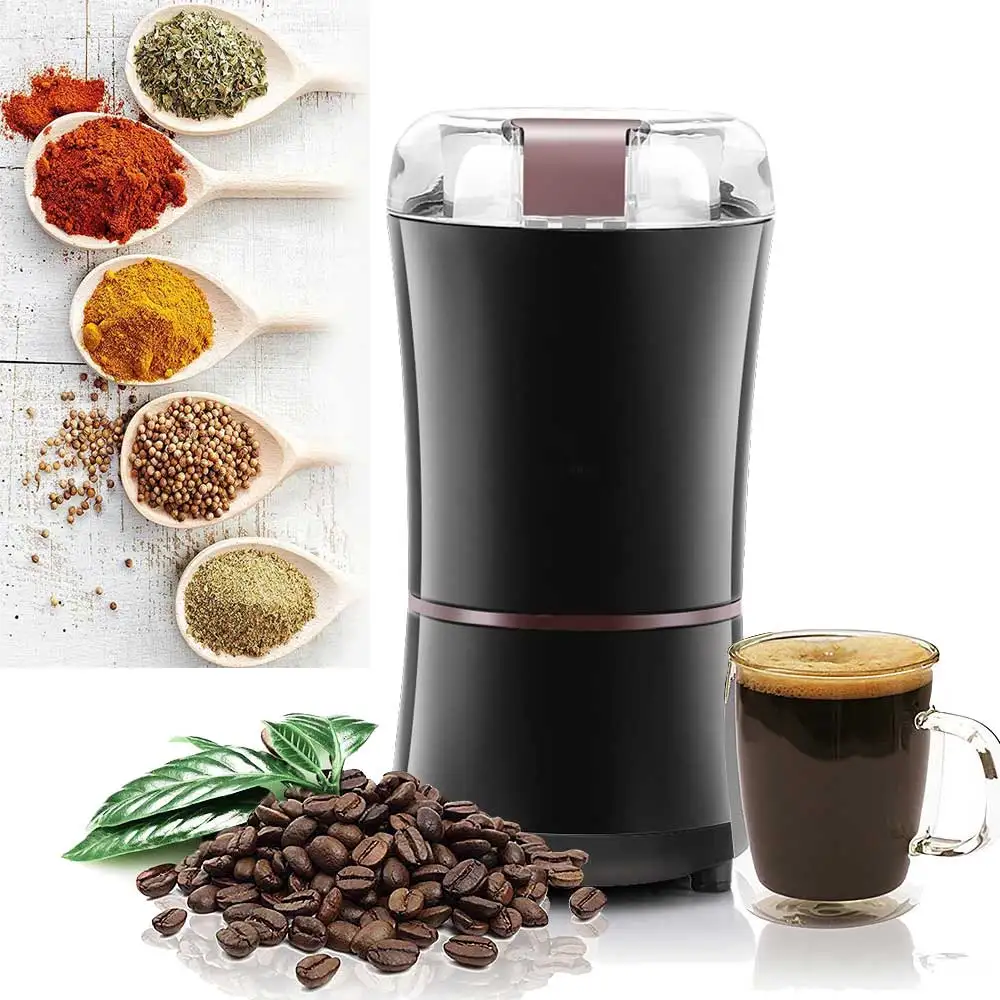 Kitchen Electric Coffee Grinder 400W Mini Salt Pepper Grinder Powerful