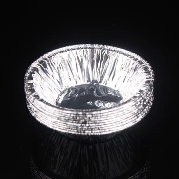 

250 Pcs Round Tin Foil High Temperature Resistance Egg Tart Mold Cake Mould For Pies, Muffin Cupcakes, Cheese Cakes, Egg Tarts