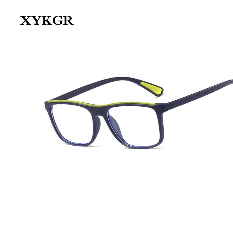 XYKGR Новая мода высокого качества TR90 очки мужские анти-синие плоские зеркальные мужские трендовые классические оптические оправа для Компьютерных Очков