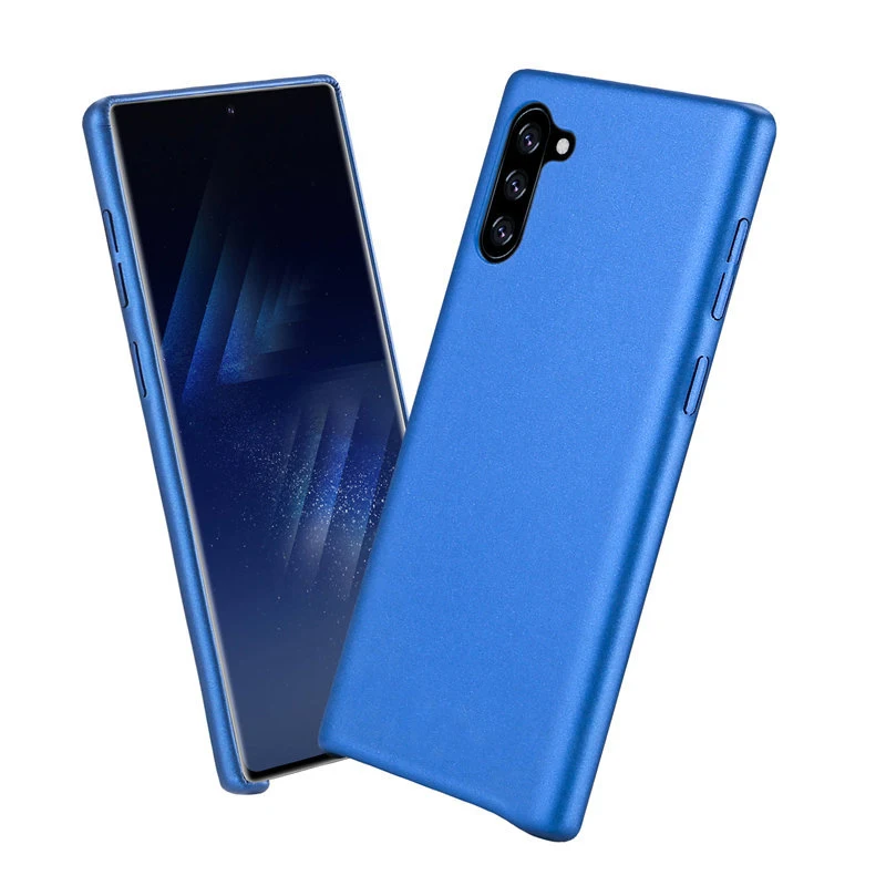 Для samsung Note 10 plus чехол pu простой прочный армированный мягкий для задней крышки S10