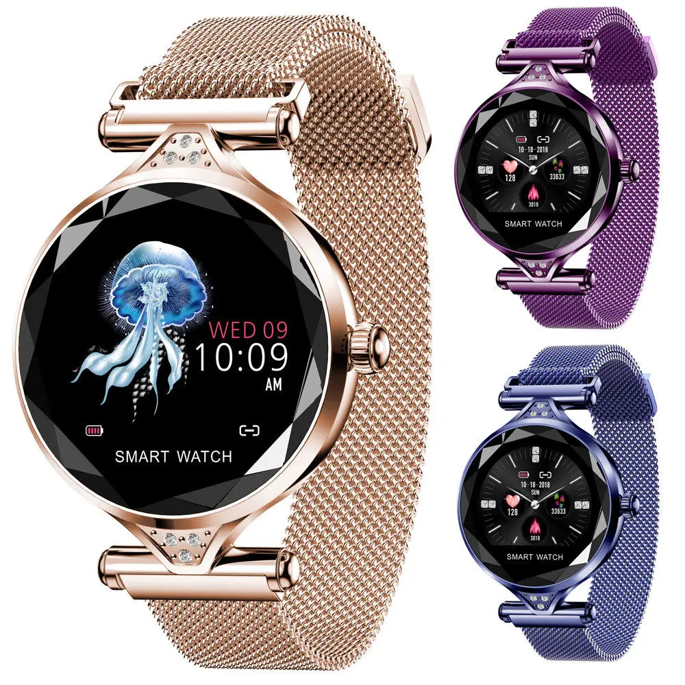 

2019 Smart Watch Women Heart Rate Blood Pressure Fitness Tracker Watches Pedometer Lady Physiological Cycle Waterproof Bracelet