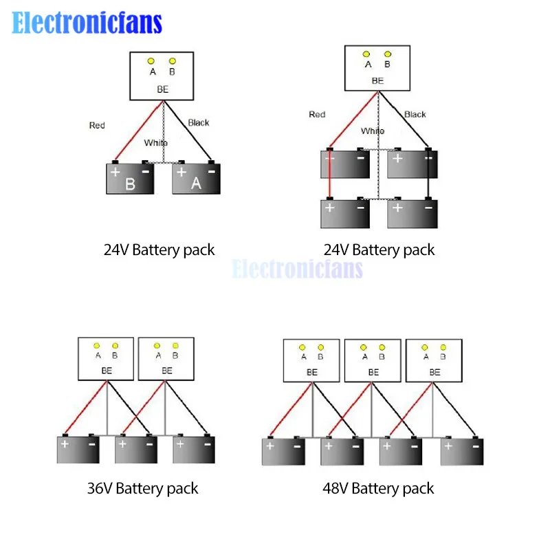 Battery equalizer balancer voltage balancer for 12V-48V lead acid battery -  Bijli Wala Bhai