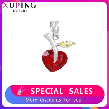 

Xuping Newest Heart Shaped Pendant Popular Design Romantic Family Party Wedding Fashion Gift for Women SS8.6-36185
