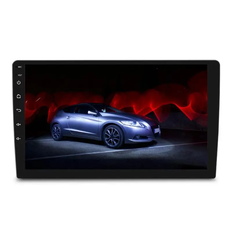 Одиночный DIN Android 8,1 автомобильный стерео MP5 плеер 10,1 дюймов gps навигация WiFi USB Bluetooth FM радио приемник в тире головное устройство