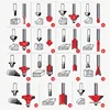 800w 30000rpm Wood Router Tool Combo Kit Electric Woodworking Machines Power Carpentry Manual Trimmer Tools With Milling Cutter 6