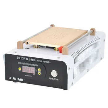 2PCS Latest 110V/220V Manual LCD 7 Inch Separator Machine Built-in Vacuum Pump For Touch Screen Repair 948Z oilless vacuum pump match with oca laminating machine for broken phone screen repair lcd separator 220v 4l
