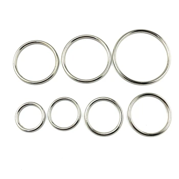 7 size Top quality metal bondage penis lock cock ring erection ball stretcher male delay Ejaculation sex toys for men 4