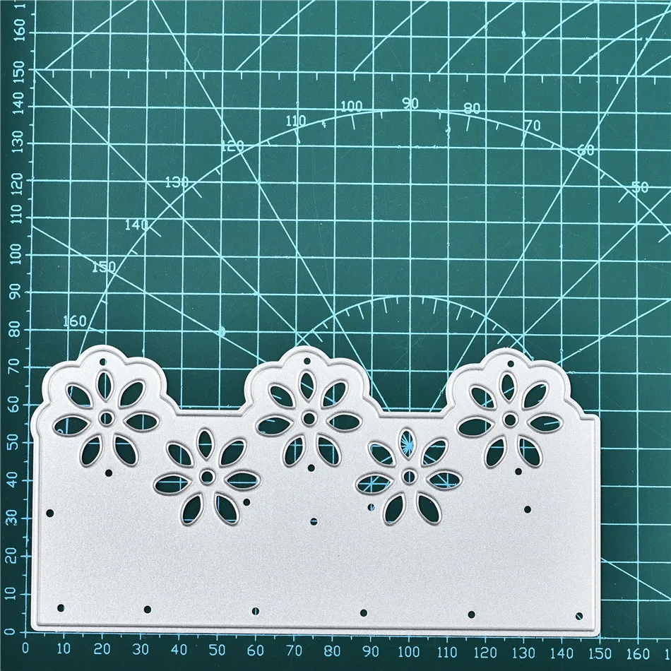  InLoveArts Flower Border Metal Cutting Dies Lace Invitation Scrapbooking Craft Dies Embossing Stenc - 4000512792951