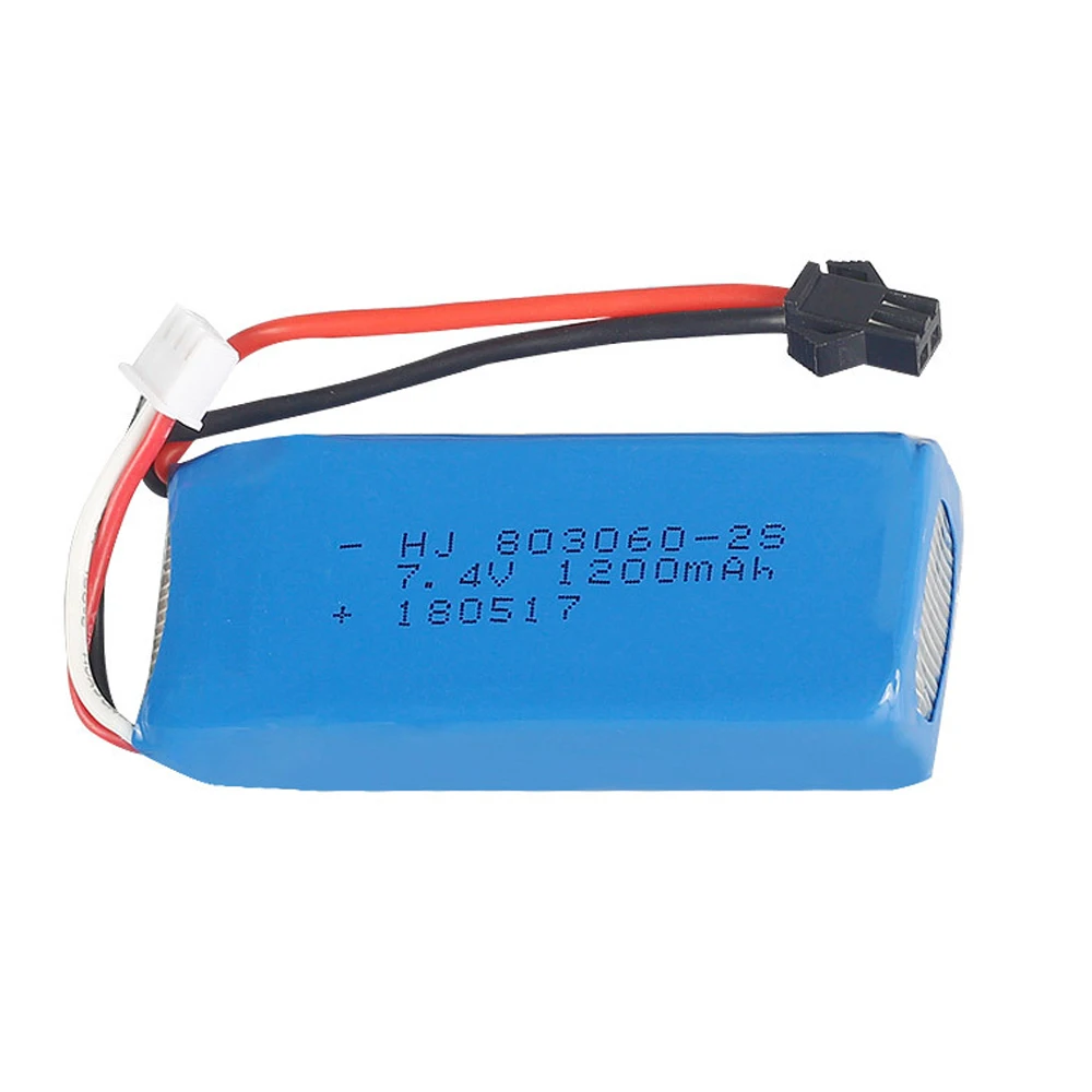 7 4 V 1200mAh 803060 30C SM вилка Lipo батарея для H26 H26C H26W H26D H26HW RC Quadcopter Drone 012 деталей