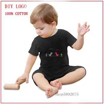 

Jumpsuit Newborn Girl Sleep Gown Infant Unable To Connect computer Print Baby Clothes Short Sleeve Romper Costume Tide Summer