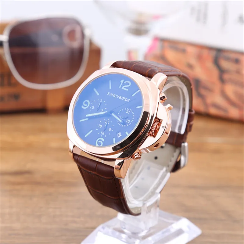 Мужские водонепроницаемые часы с большим циферблатом 45 мм|watch top|watch top brandwatch brand |