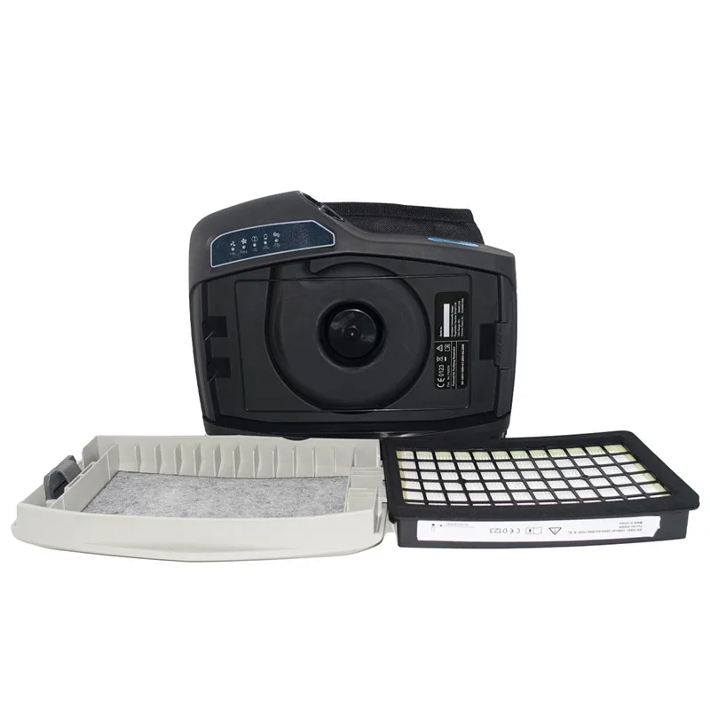 Máscara de soldar con kit respirador purificador de aire