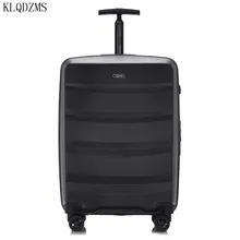 KLQDZMS, 20 дюймов, 24 дюйма, мужской деловой ABS+ PC чемодан на колёсиках, Спиннер на колесиках, wo, мужской чемодан для путешествий, вместительный