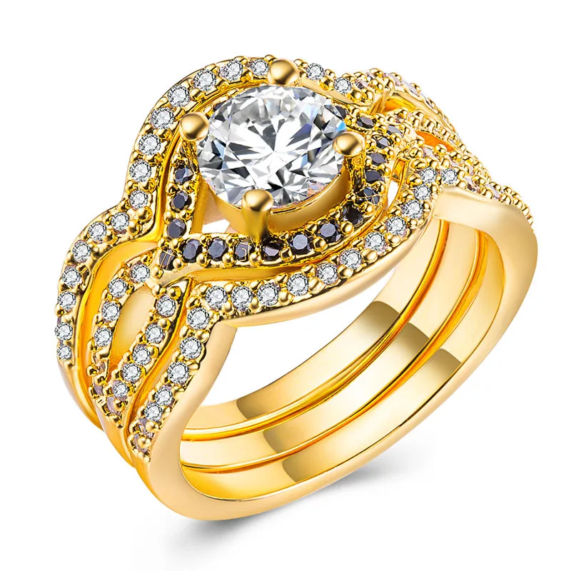 Кольца на палец Bague Ringen, 925 пробы, серебряное кольцо, круглая форма, AAA кубический циркон, навсегда, обручальное кольцо, ювелирное изделие, размер 6-10
