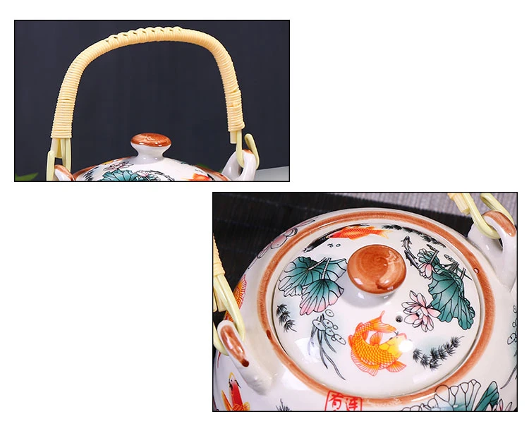 CHANSHOVA китайский фарфоровый чайный горшок кунг-фу с сетчатым фильтром высокой емкости 500 900 мл Традиционный китайский Ретро керамический чайный набор