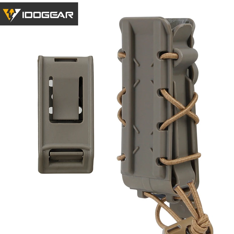 IDOGEAR тактический Чехол для журналов чехол для кружек подсумок для оружия 9 мм Mag Чехол армейский тактический пояс страйкбол сумки 3559 - Цвет: Coyote Brown