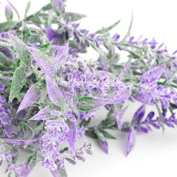 Purple Romantic Provence Lavender Flower Silk Artificial Flowers plants Fake Artificiales Wedding Home Garden Table Decoration
