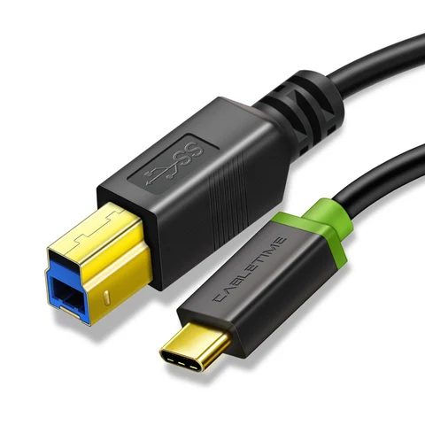 Type C to USB 3.0 BM Printer Cable 5Gbps High Speed USB3.0 Scanner Cable Extension Printer Cable For HP Printer C244