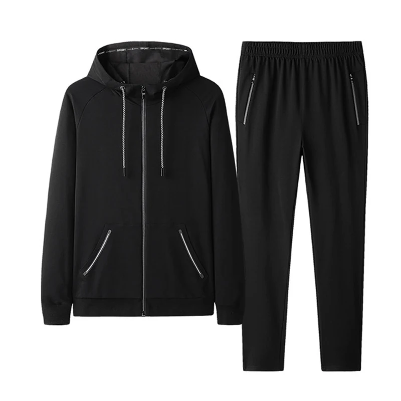 

Men Set Zipper Hoodies+Pants Sets Male Tracksuit Men's Casual Fashion Slim Fit Sportswear Male Brand Sweat Shirts Clothing