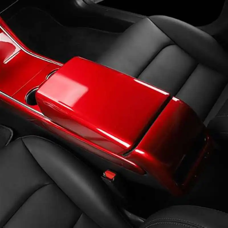 Подлокотник для центральной консоли Tesla модели 3 Y защитный декоративный чехол