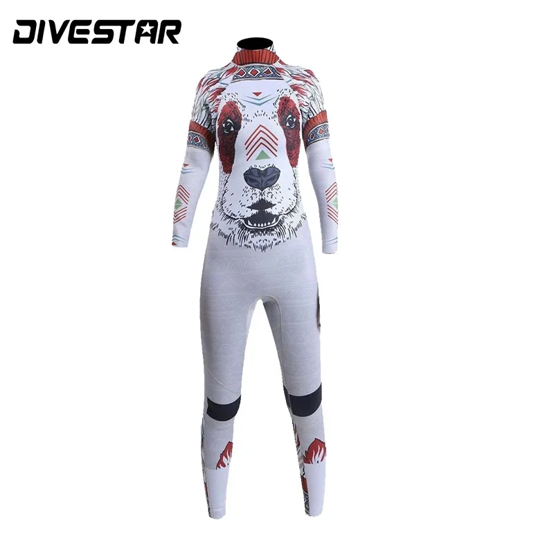 A1 women's long-sleeved sunscreen thin wetsuit swimwear sunscreen snorkeling diving suit beach surf clothing - Цвет: A1