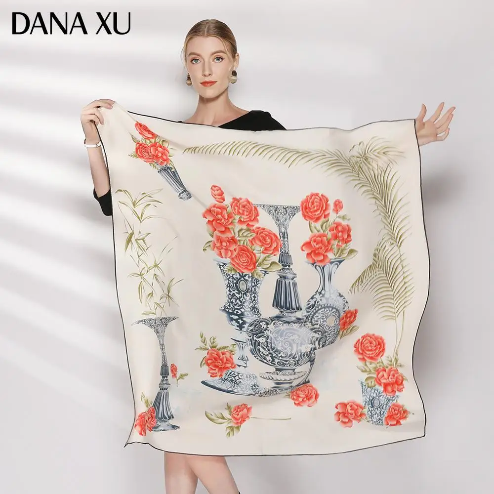 Модные шарфы и шали женский зимний теплый шарф роскошный брендовый чехол для