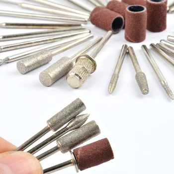 

36pcs Diamond Nail Drill Bit Set for Electric Manicure Rotary Pedicure Milling Cutters Gel Cleaner Nail Tools Accessories