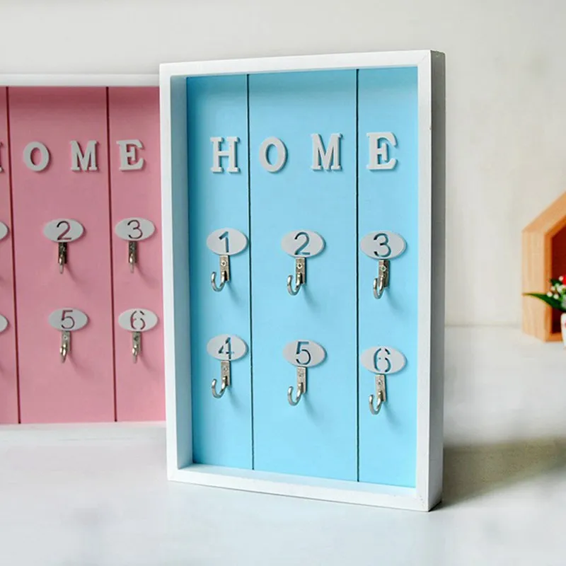 INS скандинавский стиль, украшение на стену, ручная работа, деревянный "Домашний" ключ, коробка, креативный ключ, настенная креативная комната, украшение, фреска, Мульти