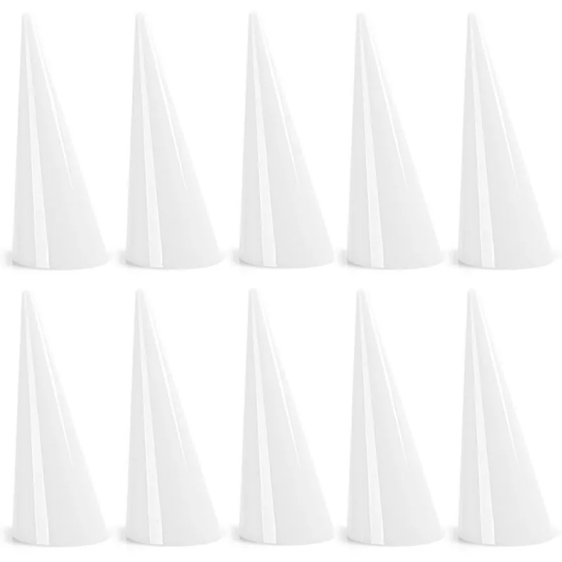 

Plastic Finger Cone Fingertip Ring Stand Display Showcase Holder Storage