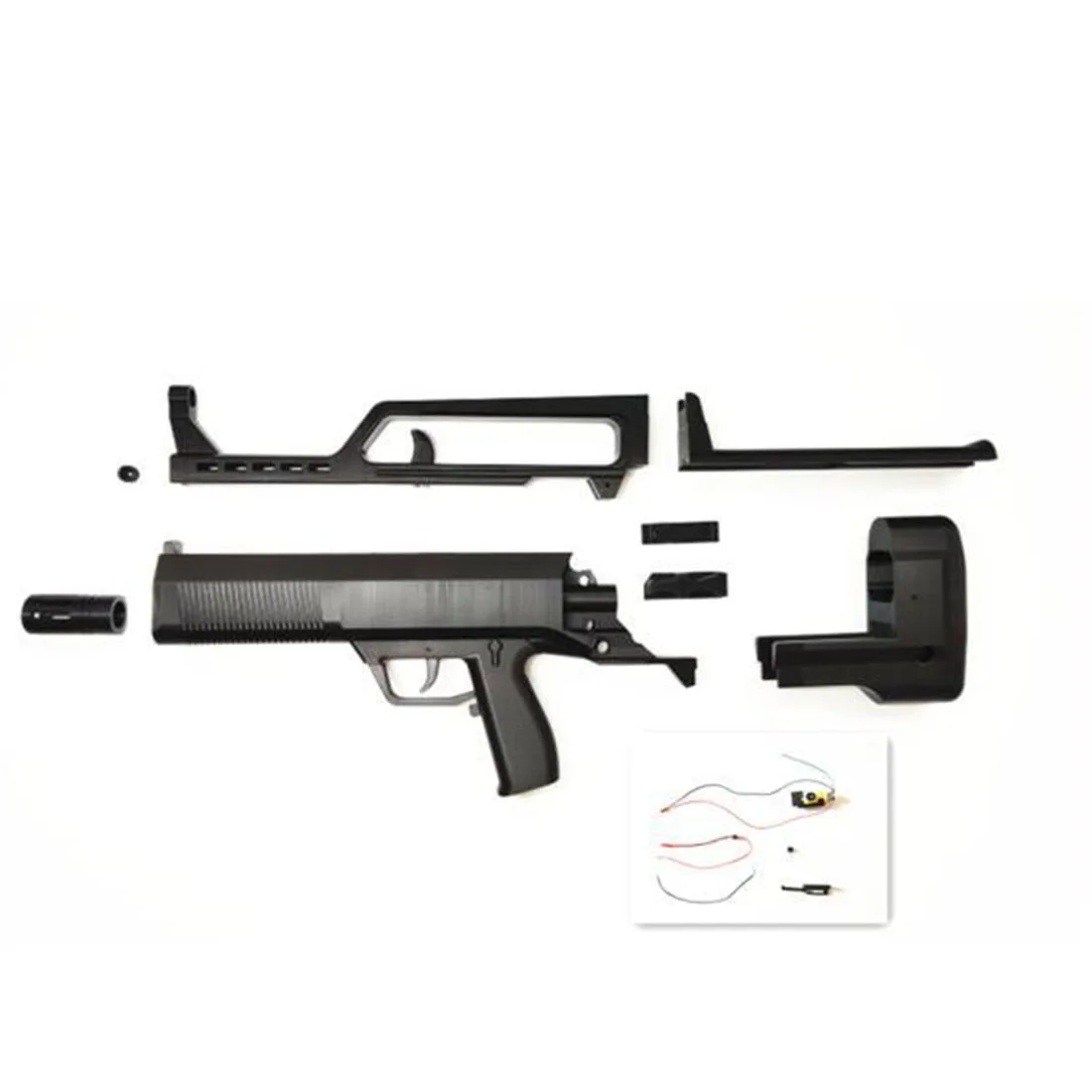 

XSW 3D Printing Appearance Modification Kits with Bullpup Automatic Edition for NERF stryfe 95-1 - Black