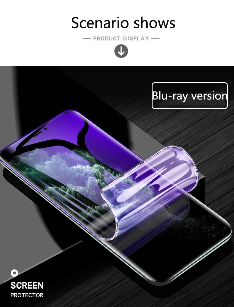 Защитная пленка для OPPO RX17 NEO F7 F9 R11S R17 Pro A91 A53 A52 A32 мягкая Гидрогелевая из ТПУ A72 A3S K7