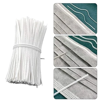 

1000Pcs/lot Disposable Face Mask Elastic Cord Nose Bridge Clips Adjustable Elastic Mouth Mask Rubber Band Diy Crafts