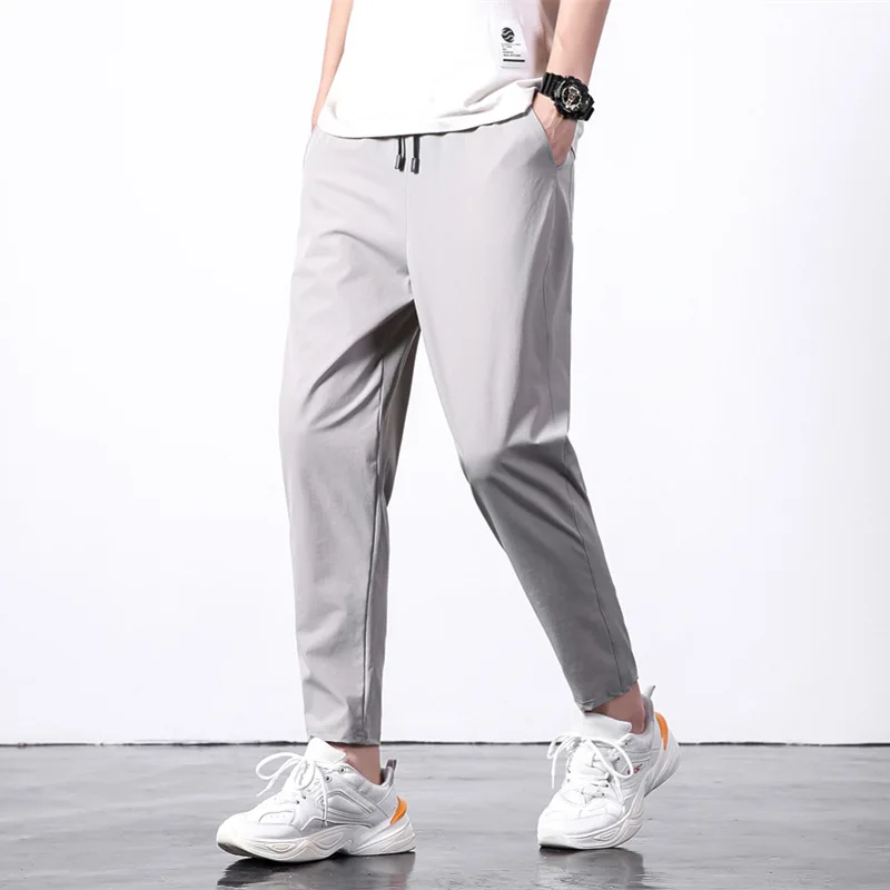 

Men Capri Pants 2019 Summer Loose And Plus-sized Casual Pants Men'S Wear Fashion Athletic Pants Men's 9 Pants