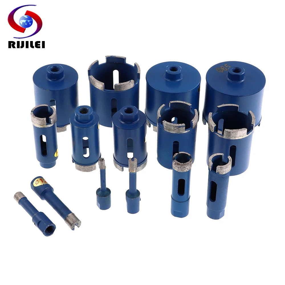 1pc Dry Diamond Drill Core Bits Drilling Hole Saw for Tile Marble Granite Stone