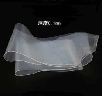 

2pcs . 500x500x0.1mm Thickness:0.1mm High Temperature Resistant Silica Gel Thin Skin Silicone Rubber Film Sheet