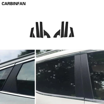 

Car carbon fiber sticker Window ABC Column Pillar exterior Sticker Trim For Nissan Qashqai Rogue Sport 2016-2019