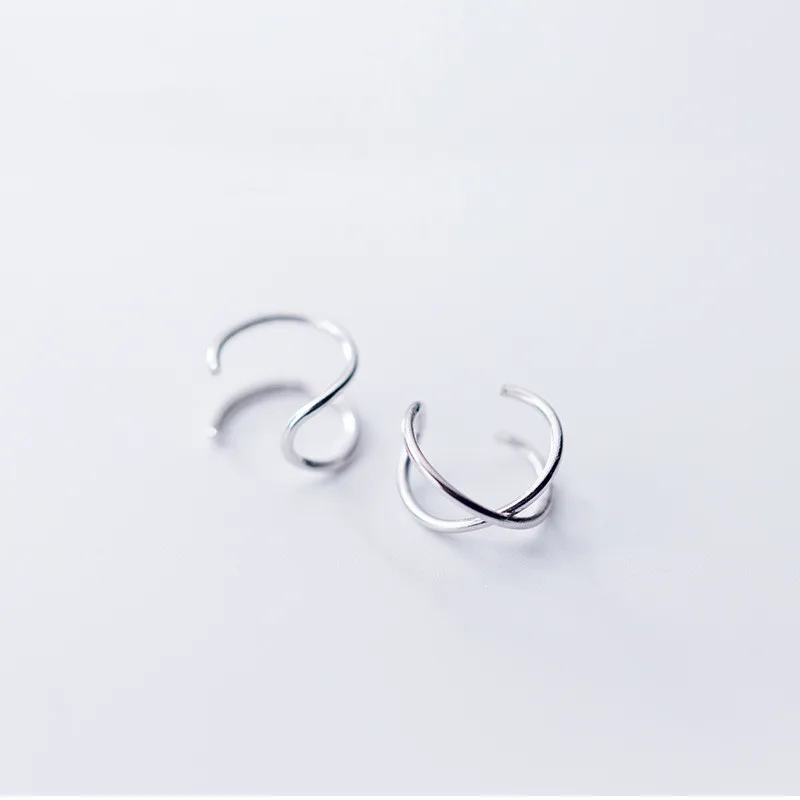 925 Sterling Silver Ear Clip Earrings For Women Without Piercing