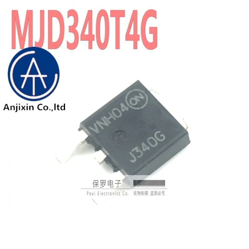 

10pcs 100% orginal and new transistor MJD340T4G J340G TO-252 paired with J350G in stock