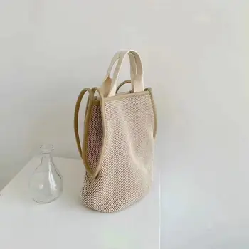 

casual straw women shoulder bags designer handbags woven linen lady messenger bag summer beach big purses large capacity totes