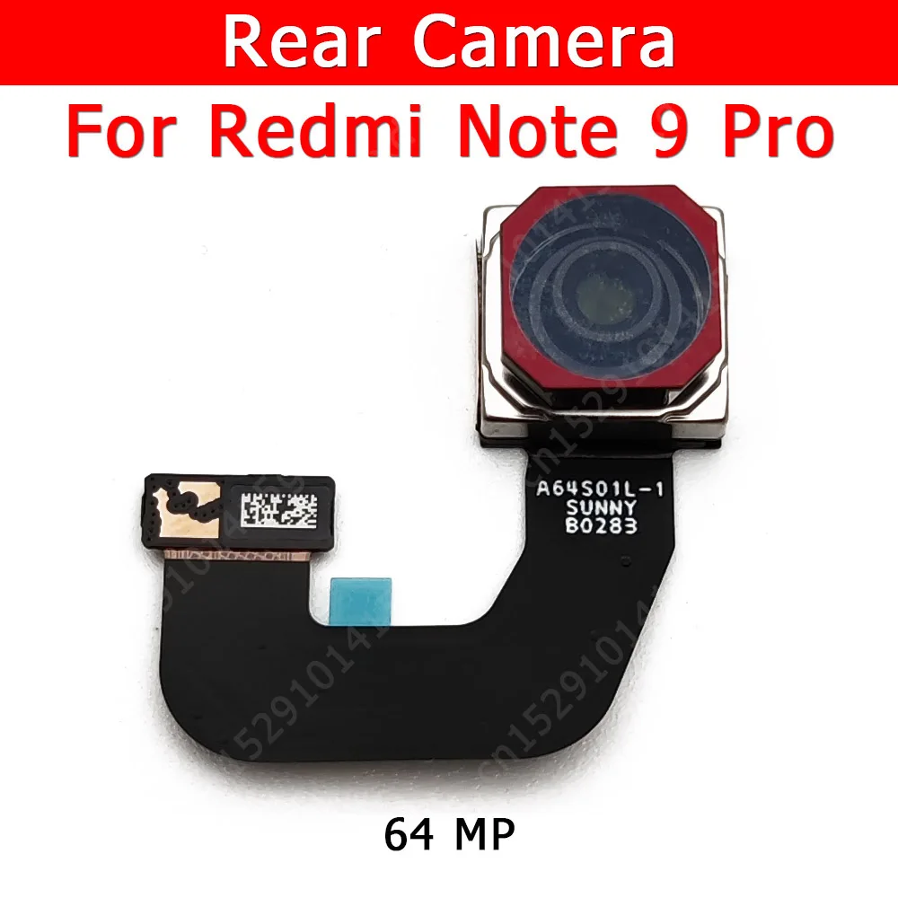 Оригинальная Основная камера для Xiaomi Redmi Note 9 Pro Note9 9Pro Модуль задней большой