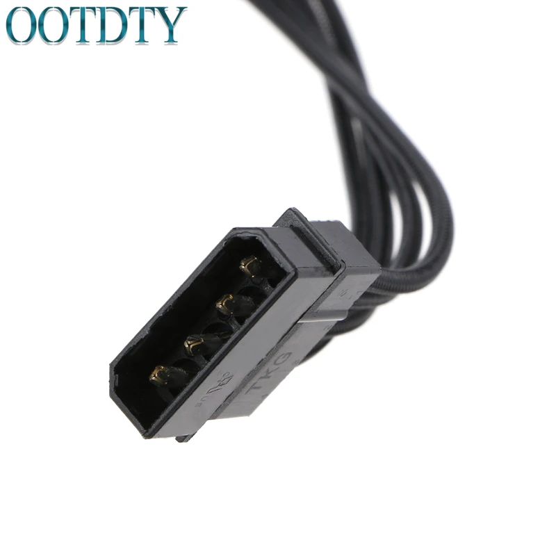 ATX 4Pin 4P IDE Molex to 4 SATA Serial ATA Кабель питания Шнур 18AWG провод