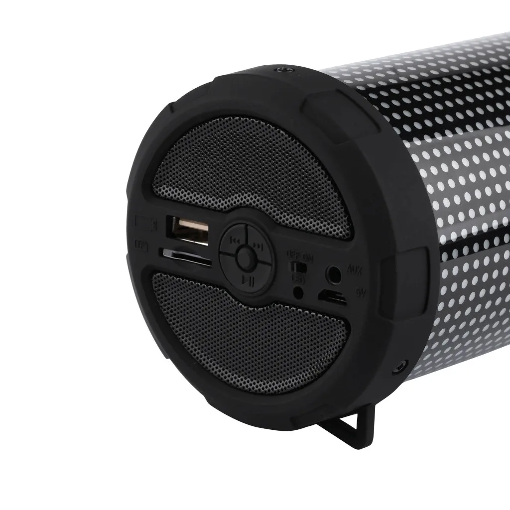 Супер бас Bluetooth динамик светодиодный портативный мини беспроводной динамик плеер USB Радио Fm Mp3 звук музыки