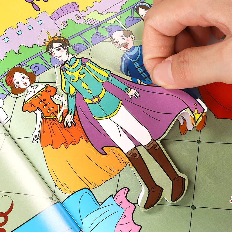 Enfant наклейки книги для детей 0, 2, 3, 4, 5, 6 лет дети мультфильм милые фигурки животных цифры растения транспортного средства развивающие игрушки