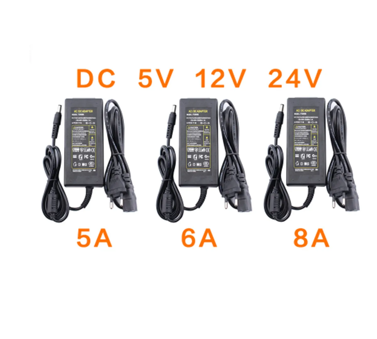 Высокое качество имеет Питание DC5V 12V 24V 3A 5A 6A 7A 8A 10A светодиодный трансформатор для 5050 5730 2835 3014 5050 Светодиодные полосы света