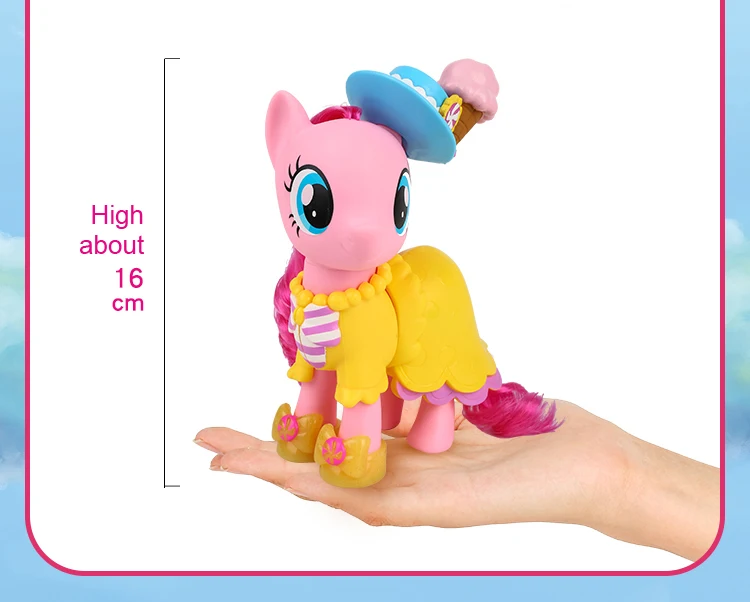 anime figura ação princesa cadance girado pescoço