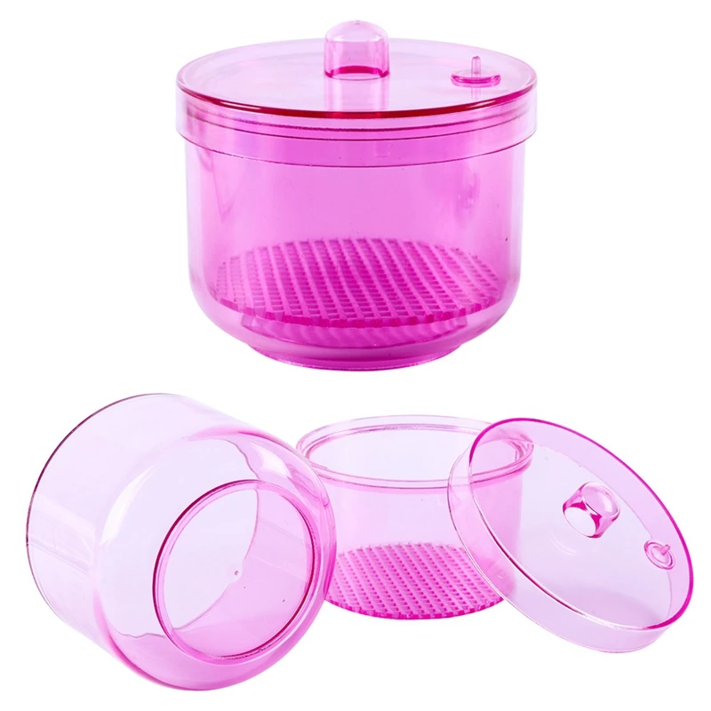 1Pcs Nail/Needle Sterilizer Disinfection Storage Box Nail/ Needle Bits Cleaning Tool Accessories Manicure Clean Nail/Needle To