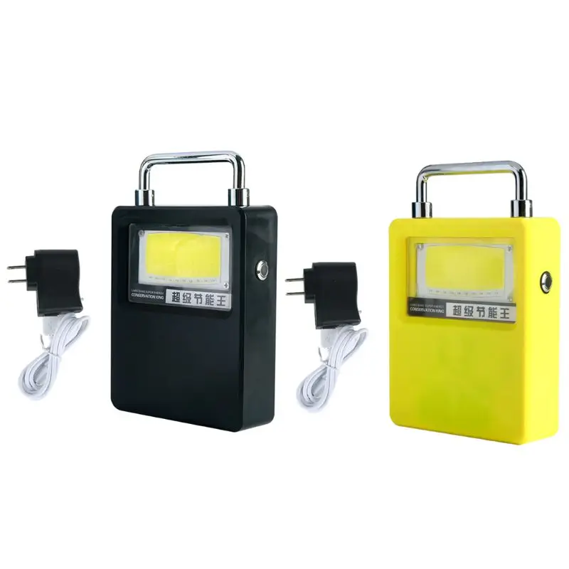 

220V 50W LEDs Solar Handheld Spotlight Waterproof Outdoor Lamp Dual USB 4 Modes G8TB