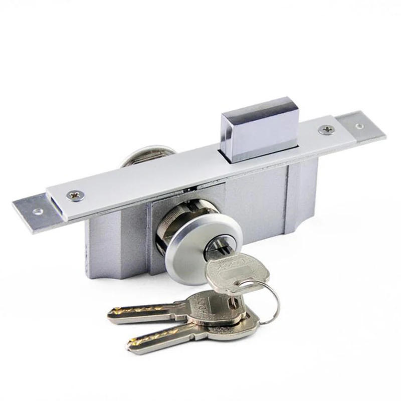

lock Pull Gate Hook Lock Alloy Lock Body For Framed Glass Door strong Durable Door Lock Hardware
